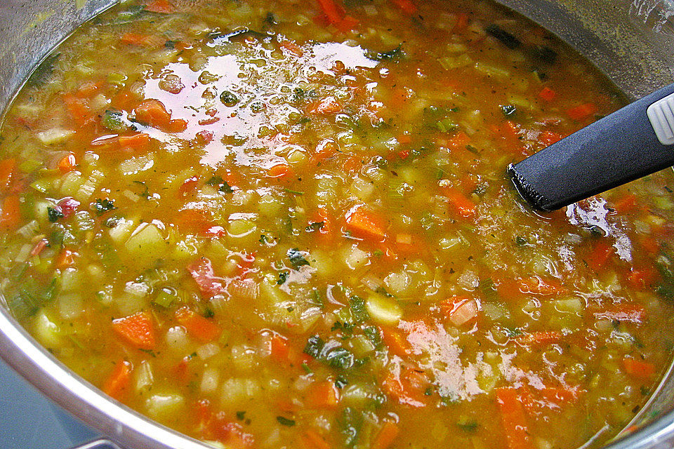 Bunte Kartoffelsuppe