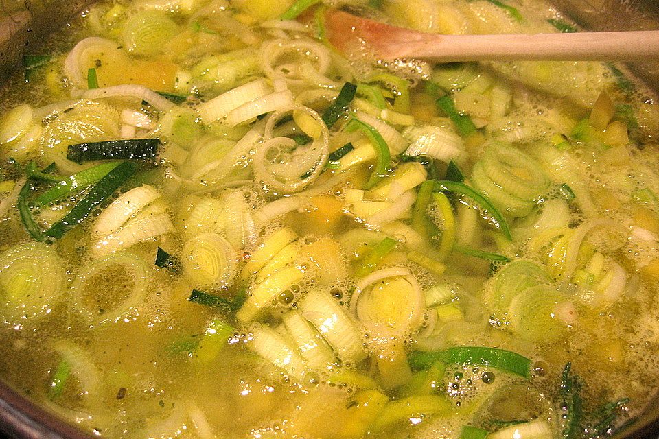 Bunte Kartoffelsuppe