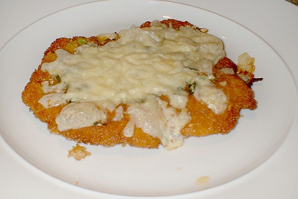 Knoblauch - Käse - Schnitzel