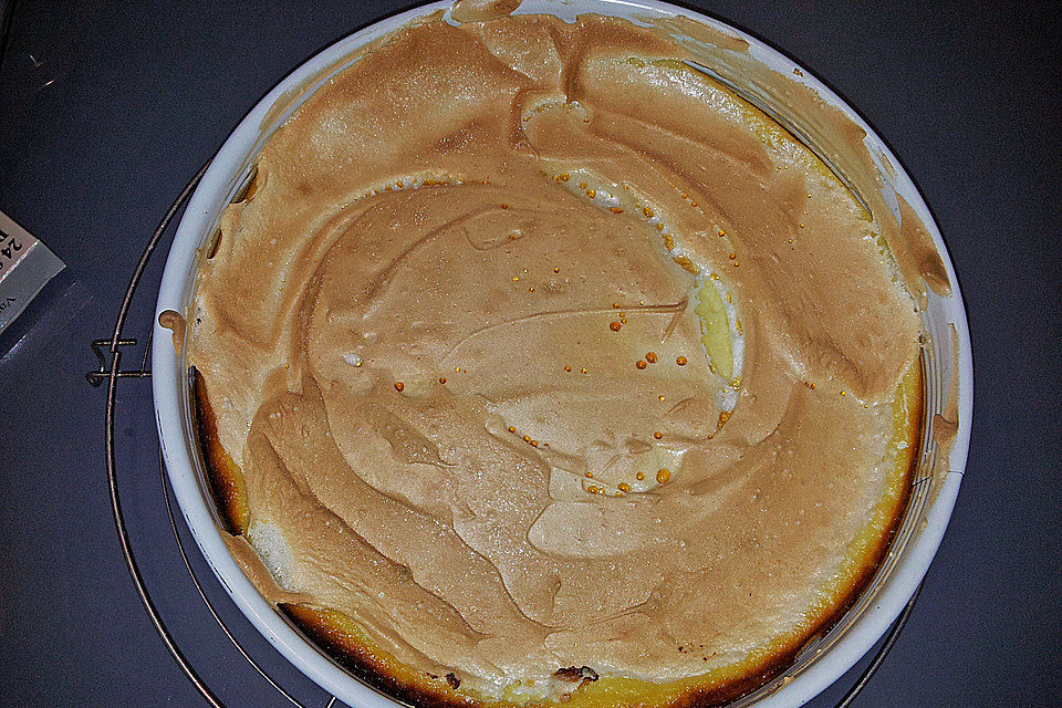 Quarktorte mit Baiserhaube