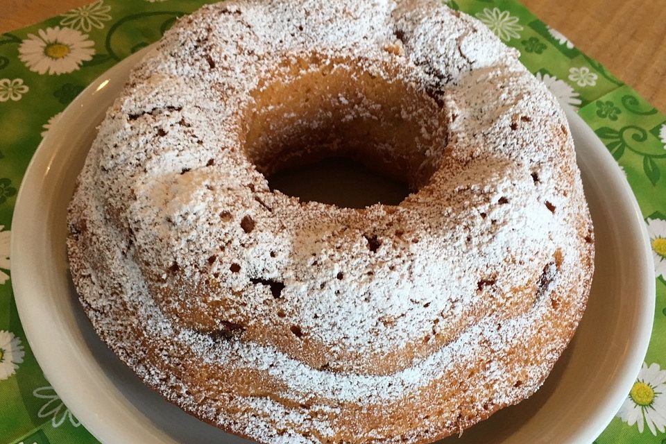 Topfkuchen mit Äpfeln, ruckzuck