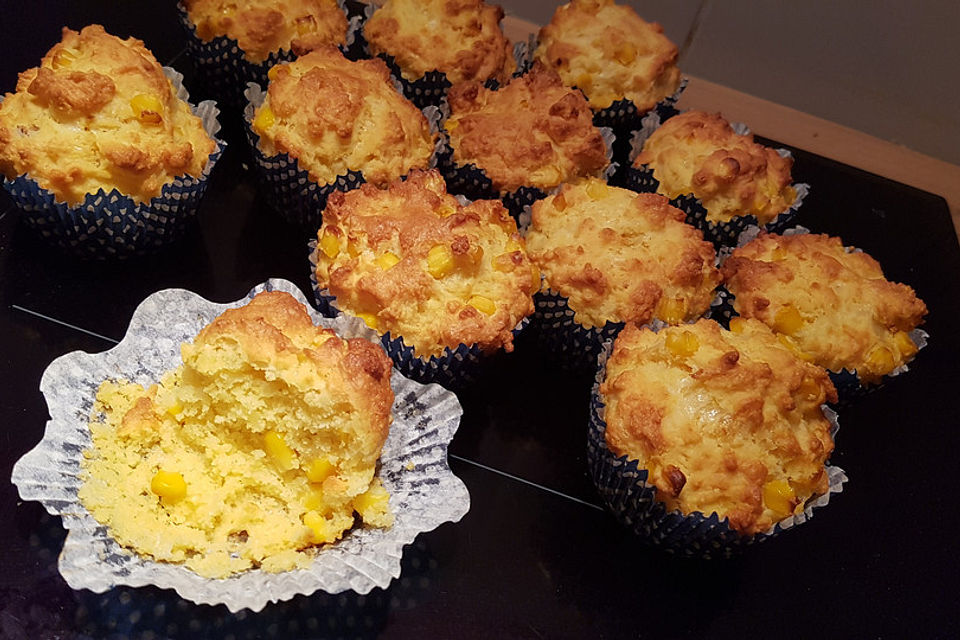 Käse - Maismehl - Muffins