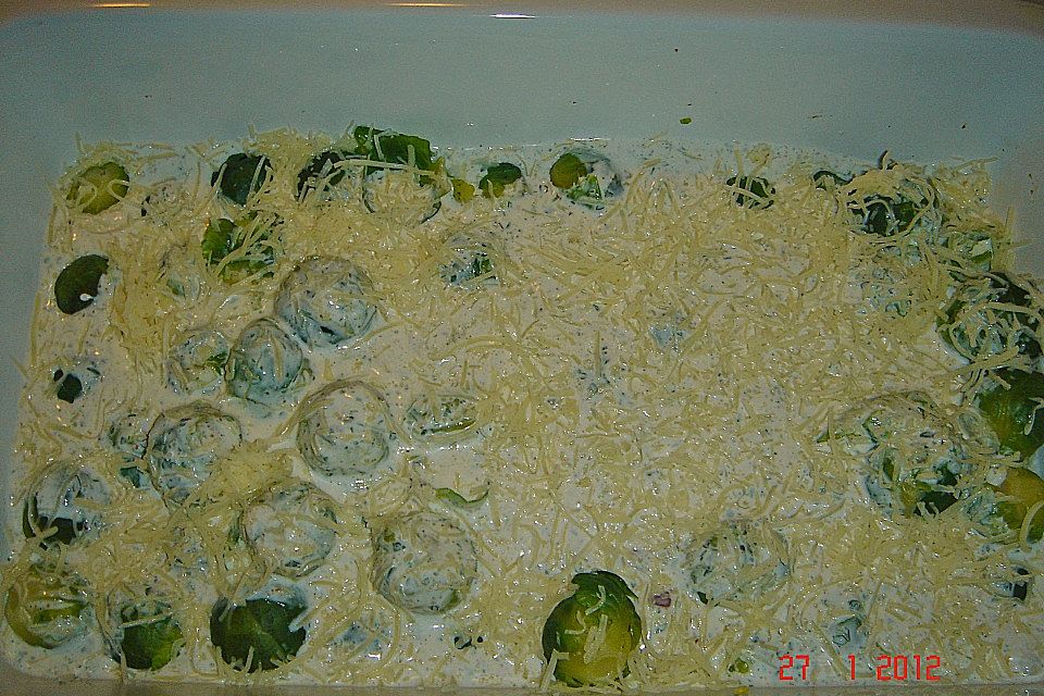 Rosenkohl, überbacken