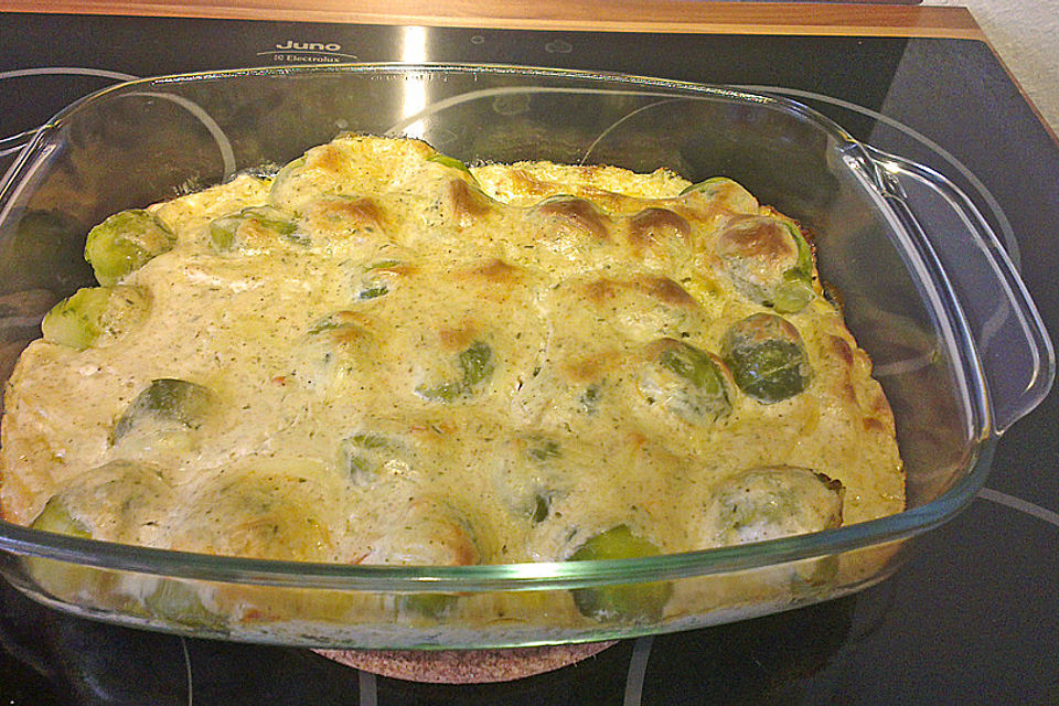 Rosenkohl, überbacken