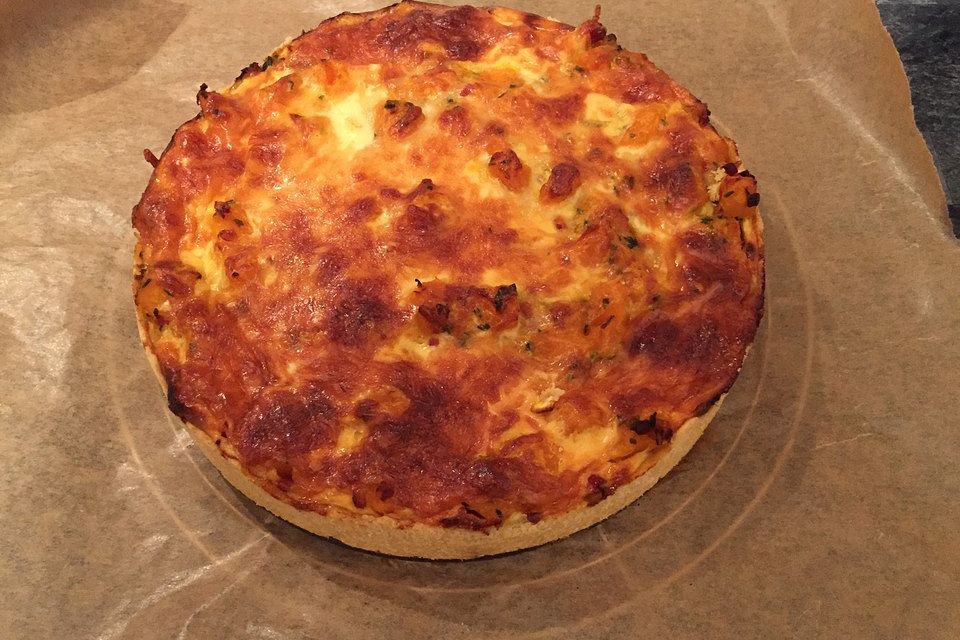 Kürbis-Quiche