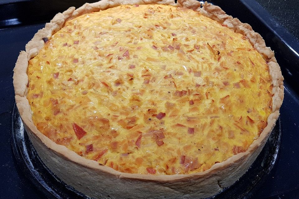 Kürbis-Quiche