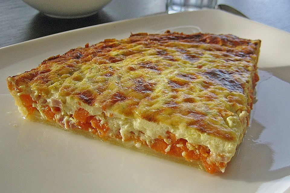 Kürbis-Quiche