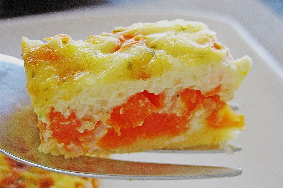 Kürbis-Quiche