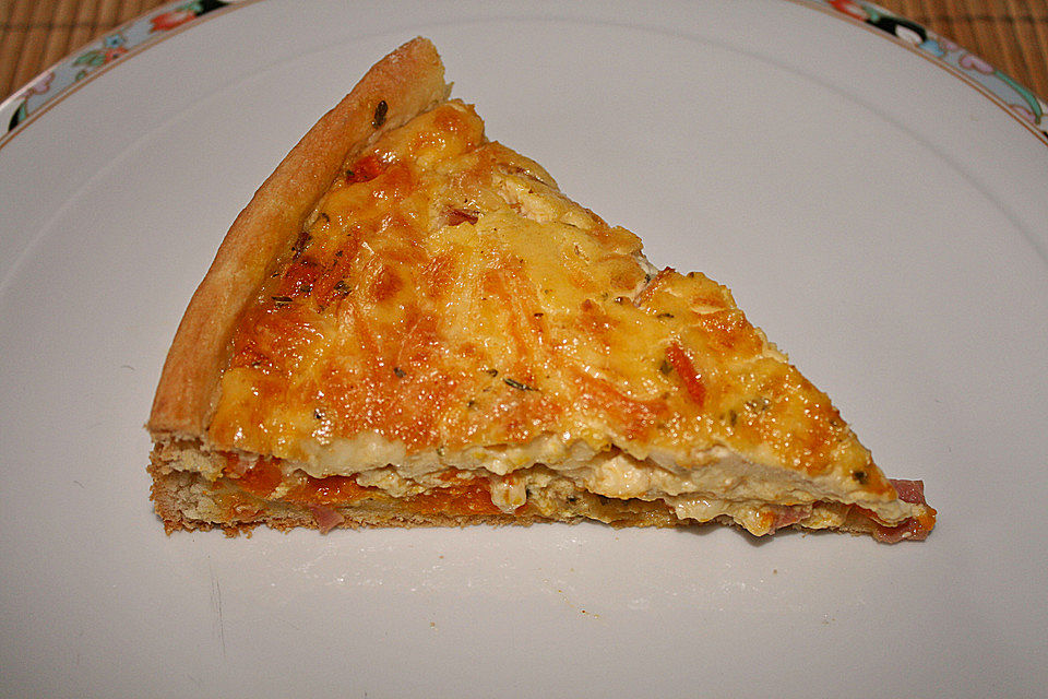 Kürbis-Quiche