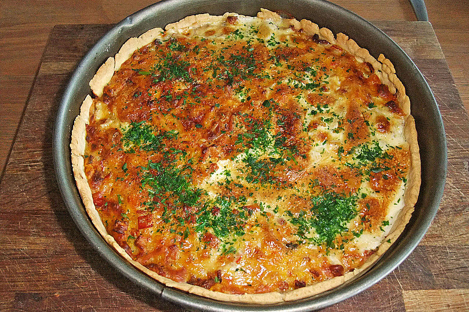 Kürbis-Quiche