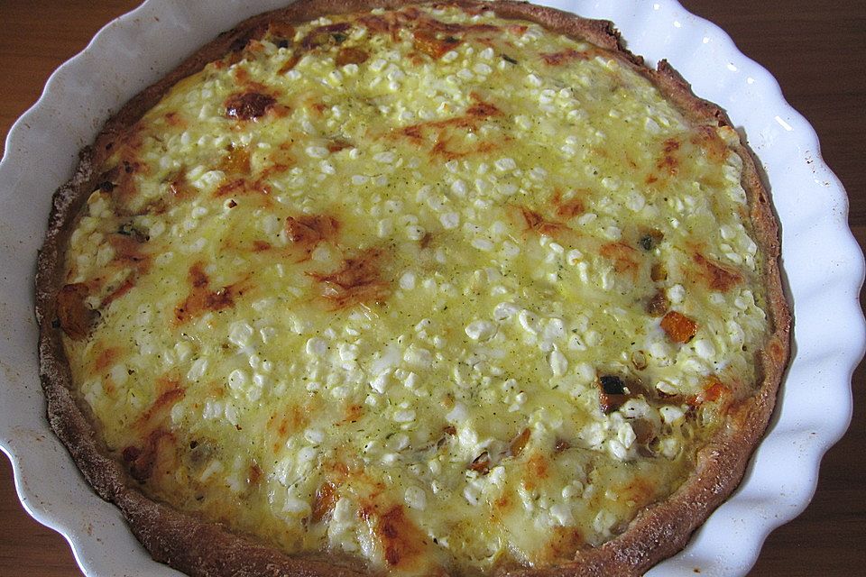 Kürbis-Quiche