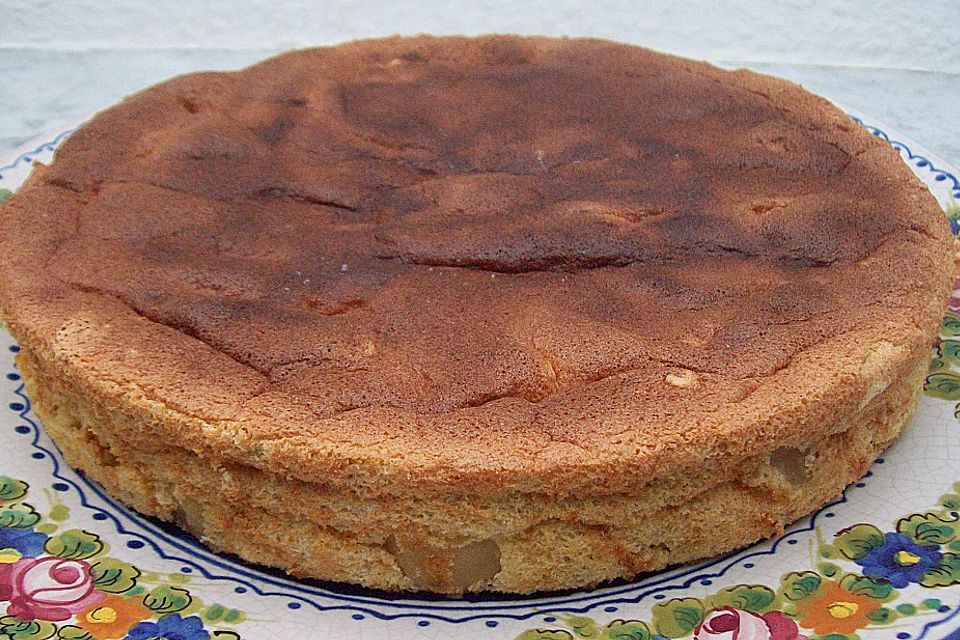 Gerührter Apfelkuchen