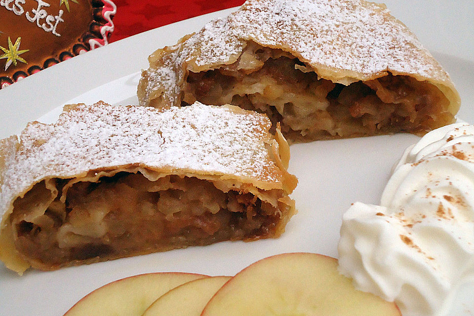 Apfel - Spekulatius - Strudel