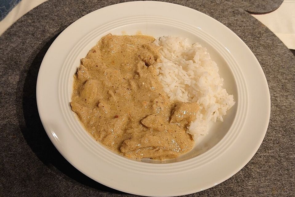 Indisches Hähnchen - Korma