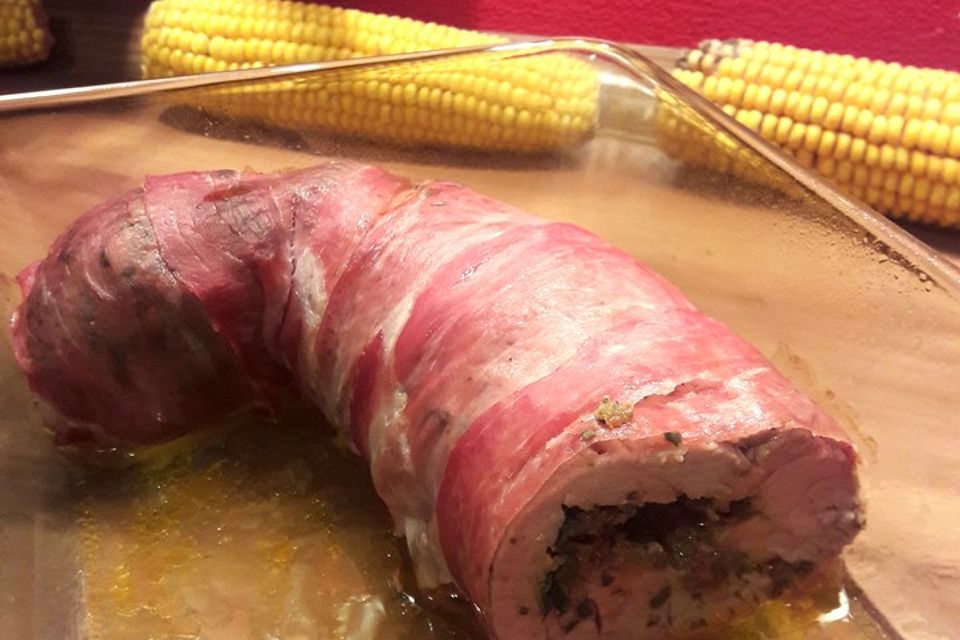 Gefüllte Schweinefilets mit Parmaschinken