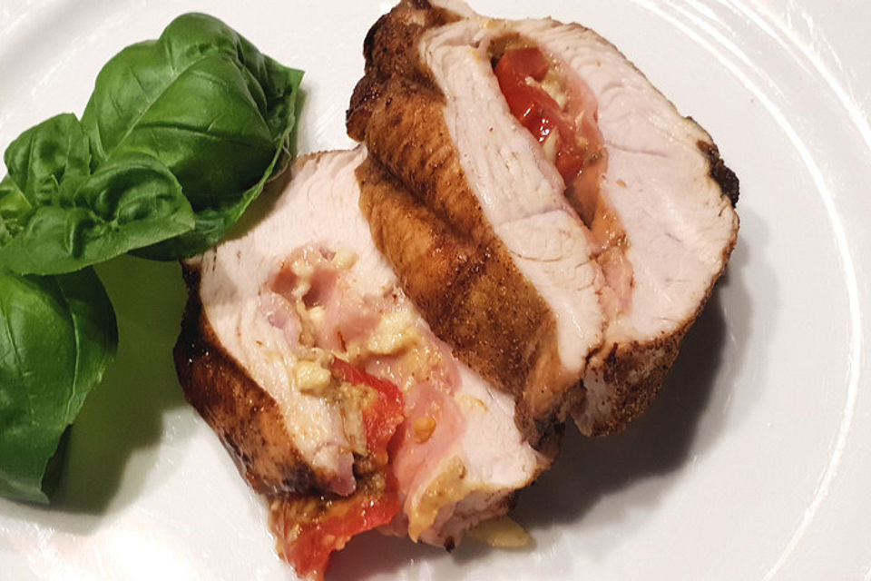 Gefüllte Schweinefilets mit Parmaschinken