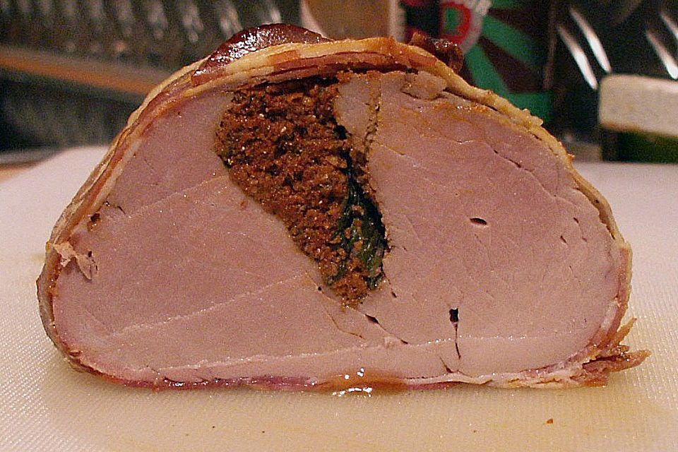 Gefüllte Schweinefilets mit Parmaschinken