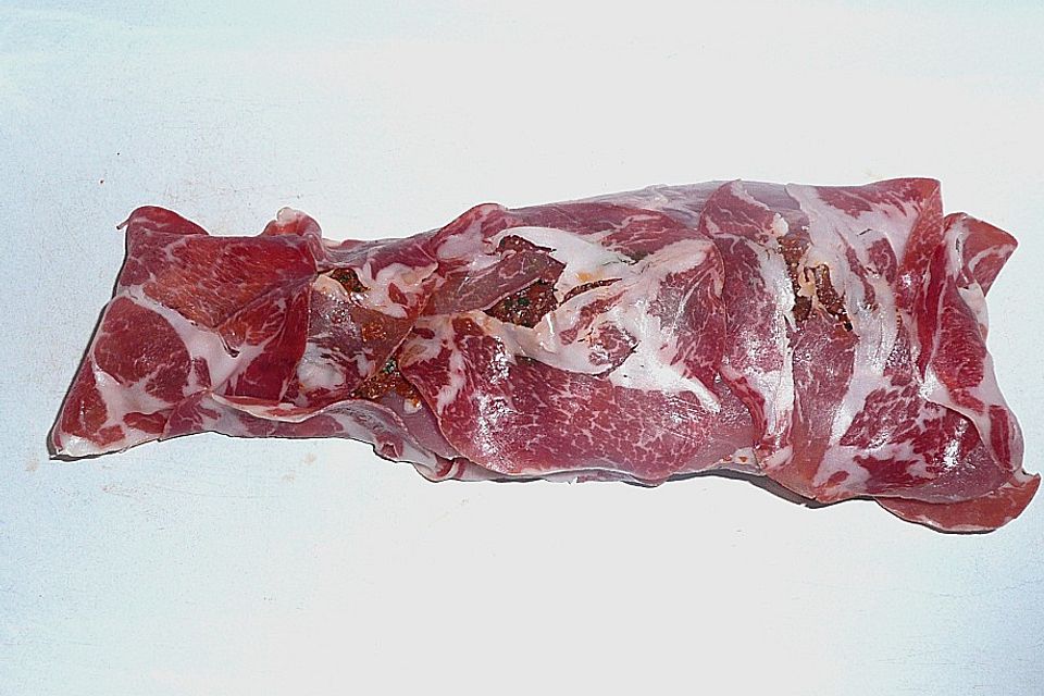 Gefüllte Schweinefilets mit Parmaschinken