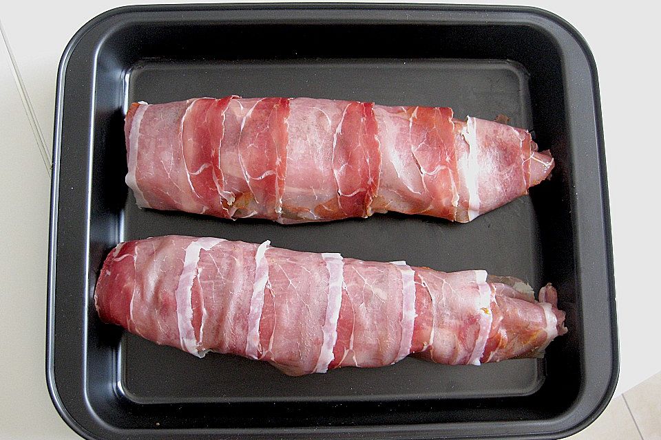 Gefüllte Schweinefilets mit Parmaschinken