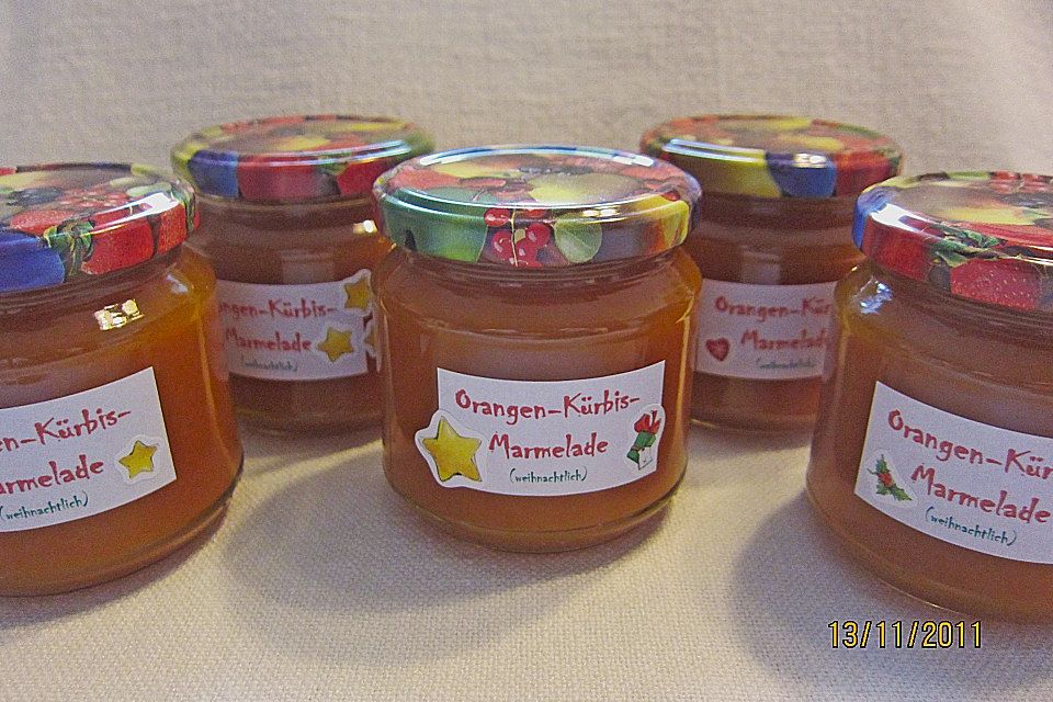 Orangen - Kürbismarmelade