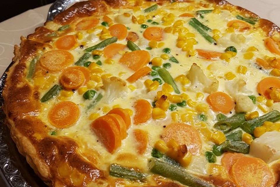 Gemüse - Quiche