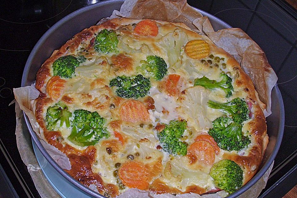 Gemüse - Quiche