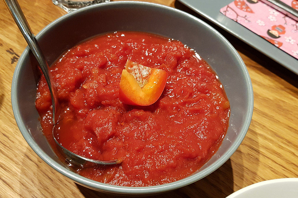 Feurige Tomaten - Paprika - Salsa