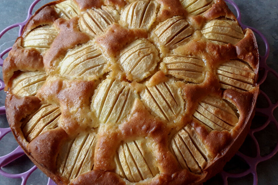 Versunkener Apfelkuchen