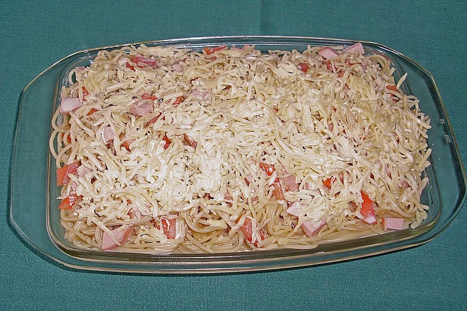 Spaghetti - Auflauf