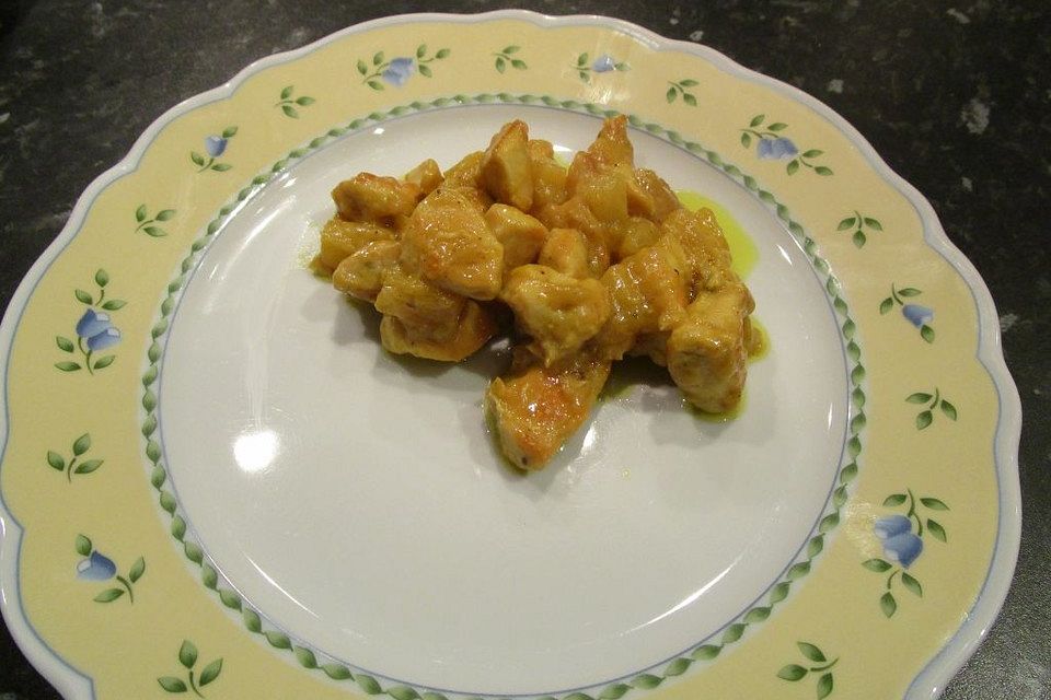 Ananas - Hühnchen - Curry