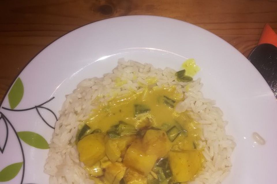 Ananas - Hühnchen - Curry