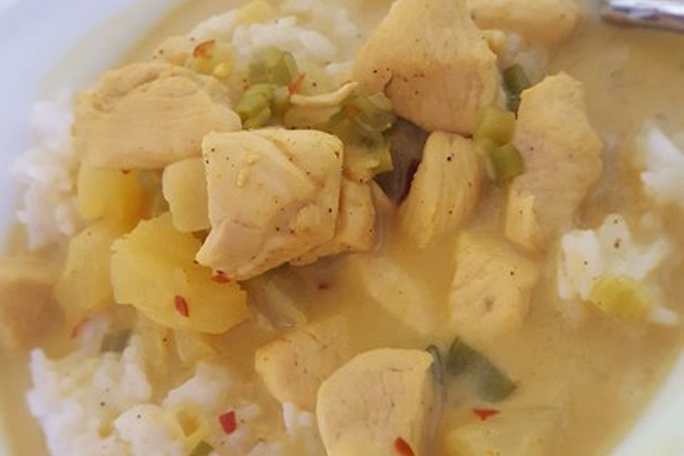 Ananas - Hühnchen - Curry