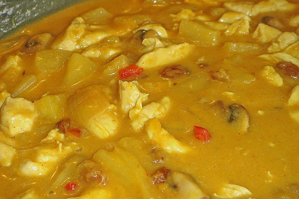 Ananas - Hühnchen - Curry