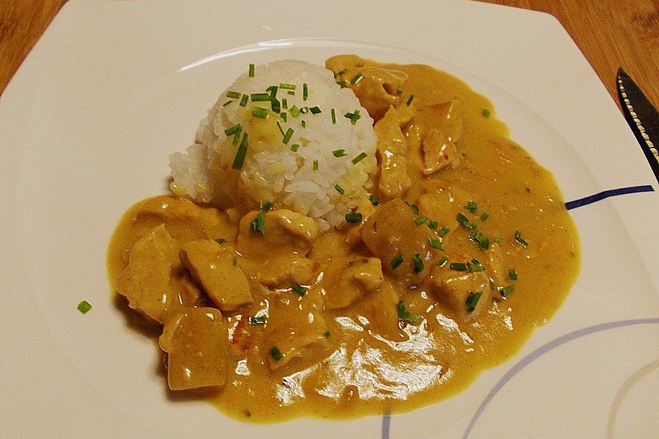 Ananas - Hühnchen - Curry