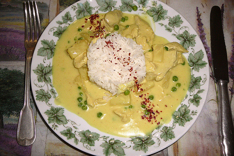 Ananas - Hühnchen - Curry