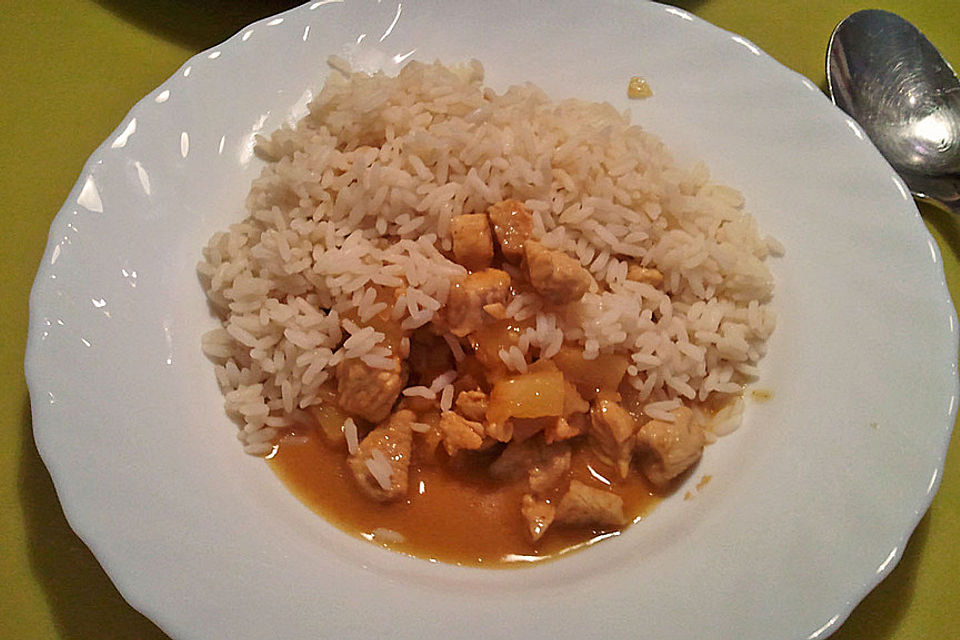 Ananas - Hühnchen - Curry