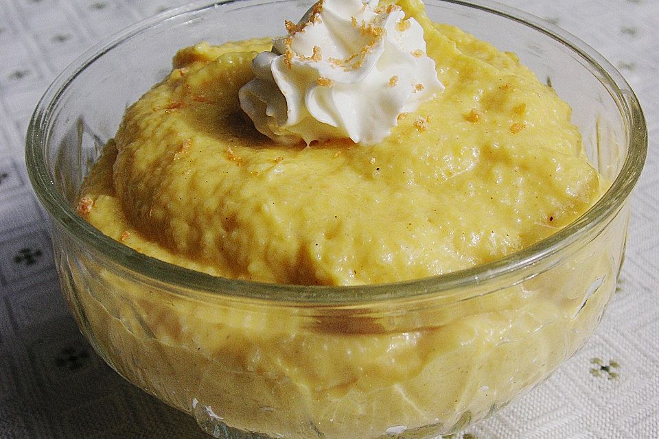 Kürbis-Grieß-Dessert