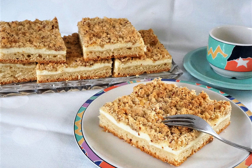 Käsekuchen mit Streuseln