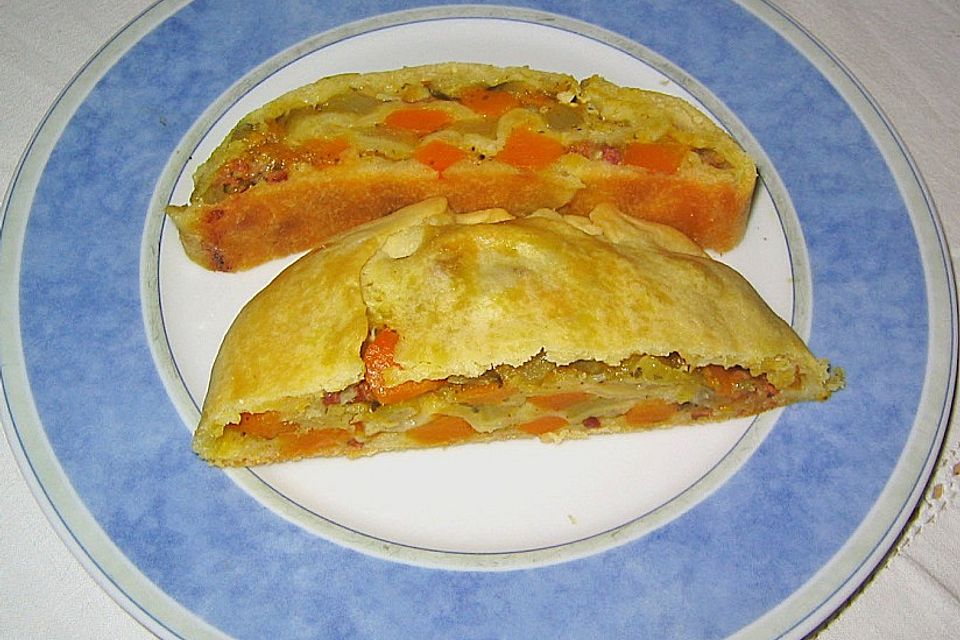 Weinteig - Kürbisstrudel