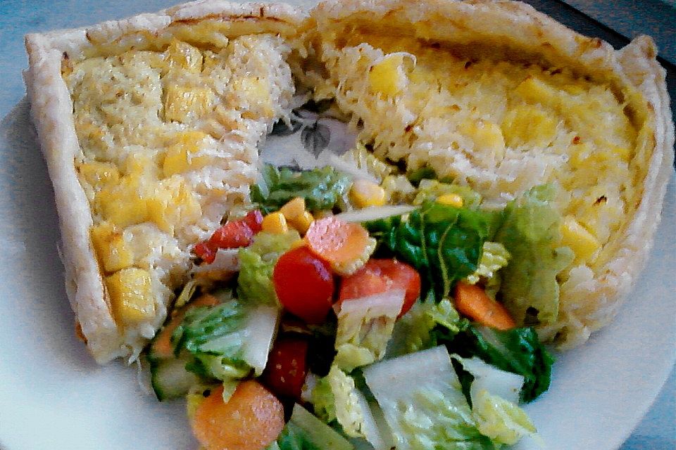 Sauerkraut-Ananas-Quiche