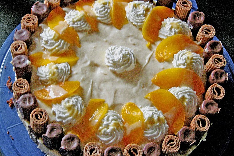 Eierlikör - Pfirsich - Torte