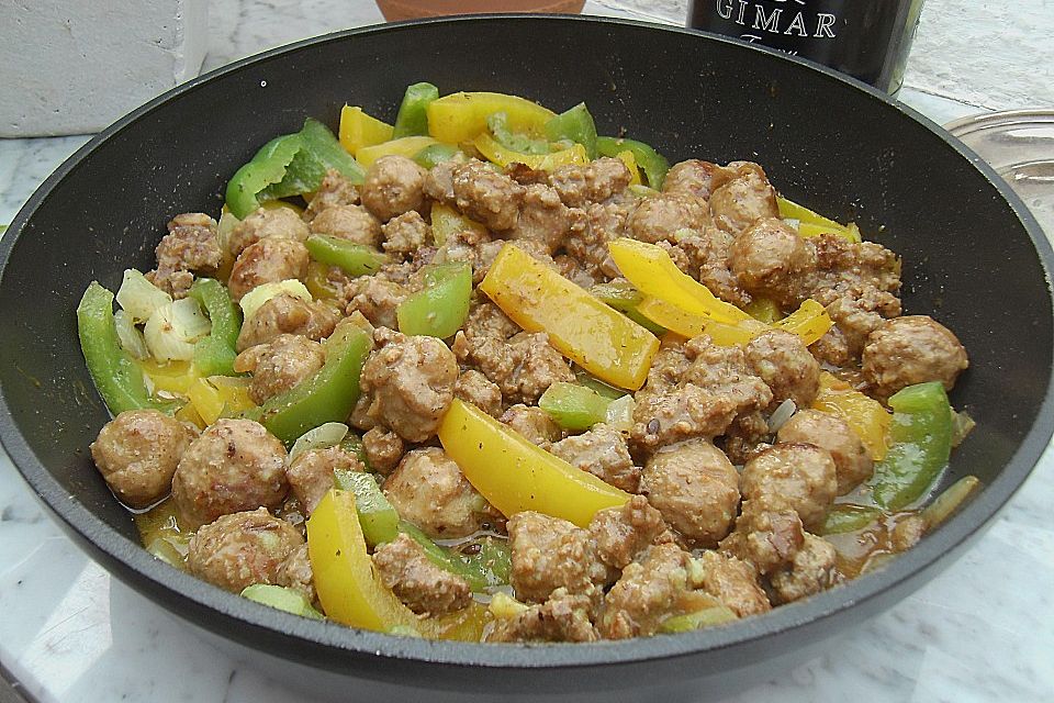 Ragout mit gebackenen Bananen