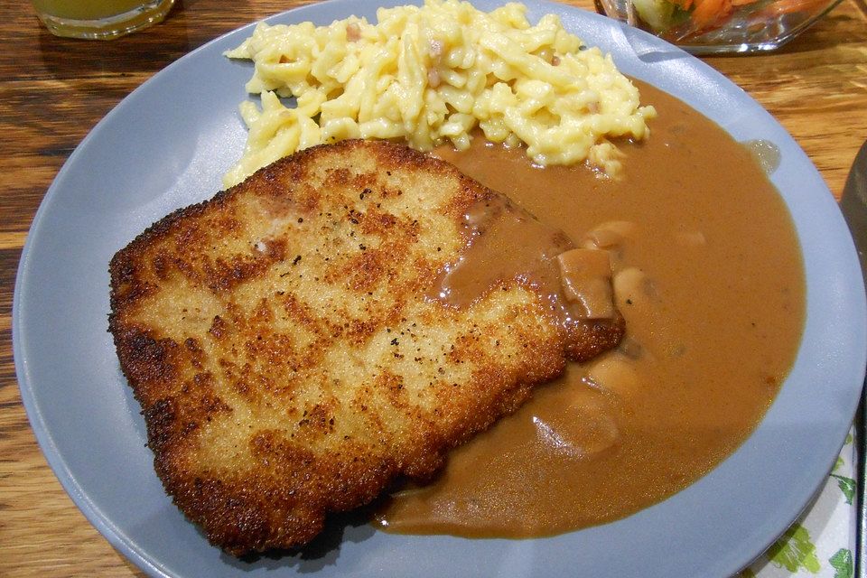 Schnitzel aus dem Backofen