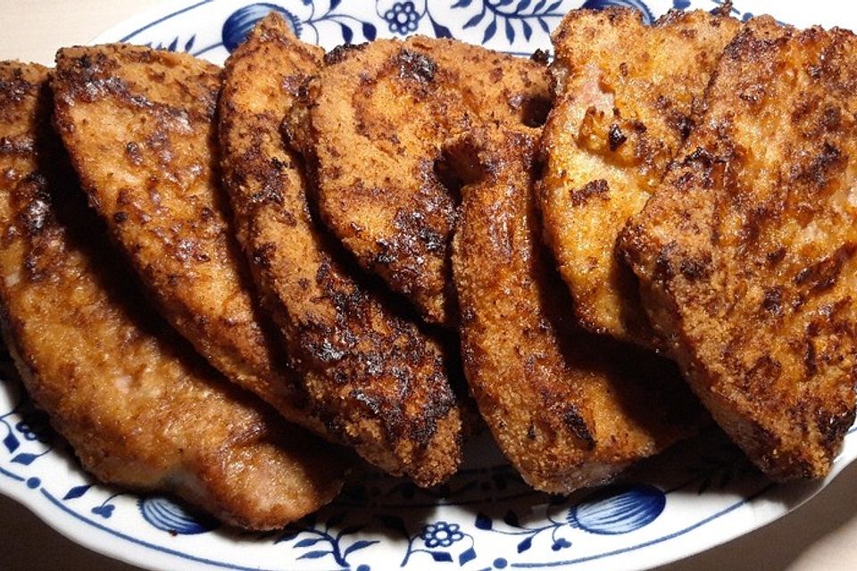 Schnitzel aus dem Backofen