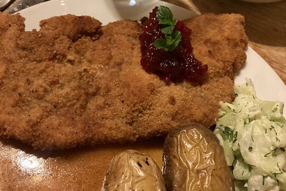 Schnitzel aus dem Backofen