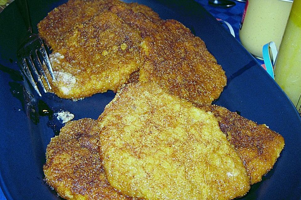 Schnitzel aus dem Backofen