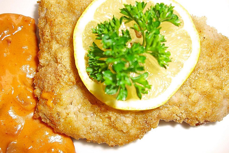 Schnitzel aus dem Backofen