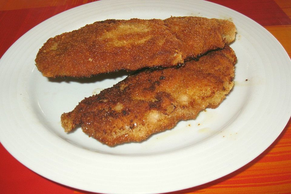 Schnitzel aus dem Backofen