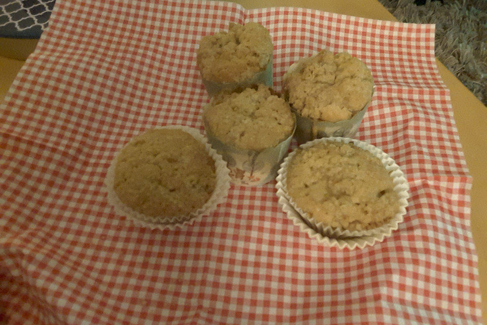 Apfelmuffins mit Zimtkruste