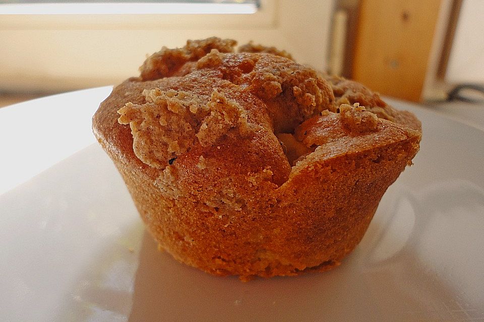 Apfelmuffins mit Zimtkruste